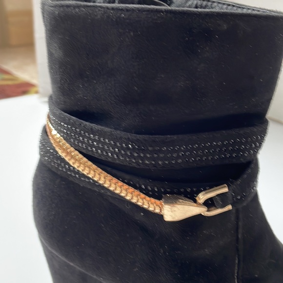 Suede Ankle Booties - Picture 3 of 7